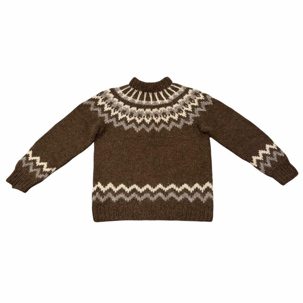 VTG Handknitting Association Of Iceland 100% Icelandic wool Lopapeysa sweater